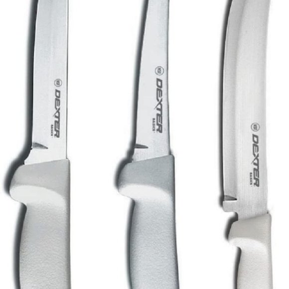 𝅺THE Dexter Russell 3 Piece Knife Combo Set - Cutlery Butcher Chef Set - Picture 1 of 2